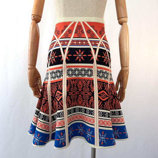 DIANE VON FURSTENBERG Samara Desert Bands Skirt