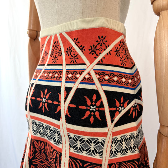DIANE VON FURSTENBERG Samara Desert Bands Skirt
