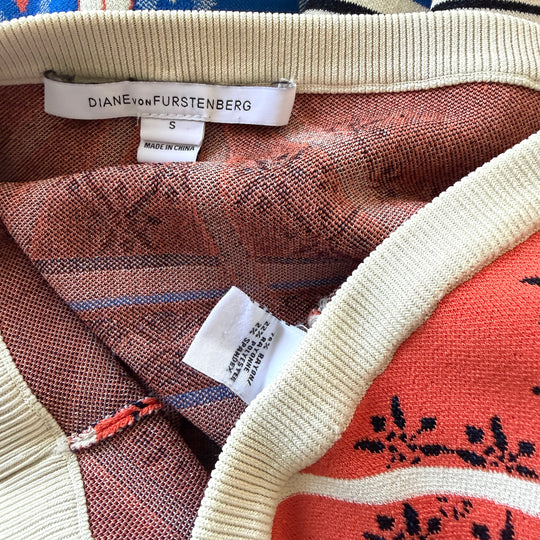 DIANE VON FURSTENBERG Samara Desert Bands Skirt