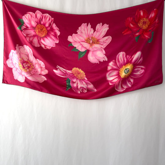 FABRIC FRONTLINE Satin Silk Scarf