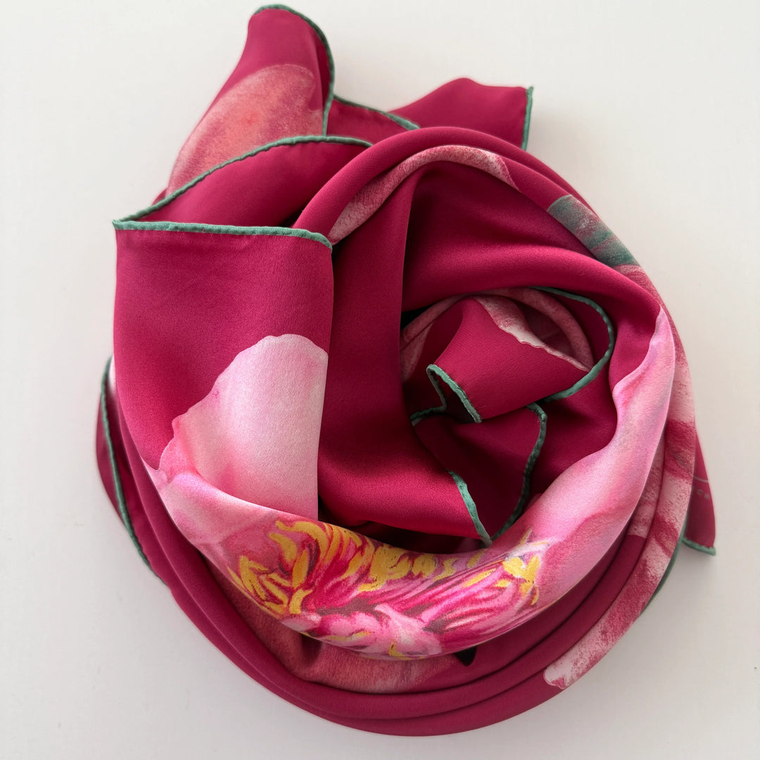 FABRIC FRONTLINE Satin Silk Scarf