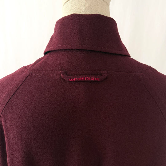 EN SOIE enSoie Zürich Wollkleid „Serge“.