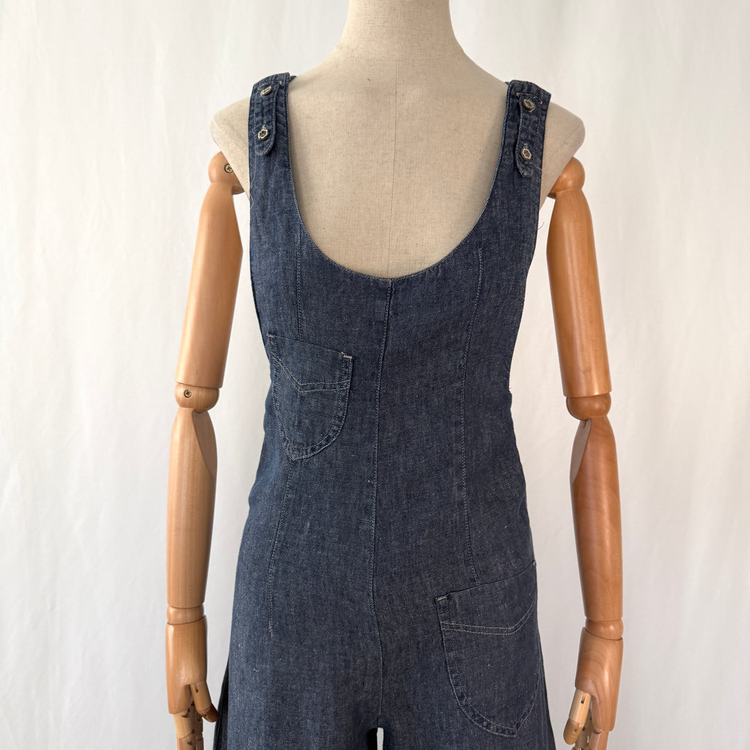 ECHAPPEES BELLES Linen Denim Romper