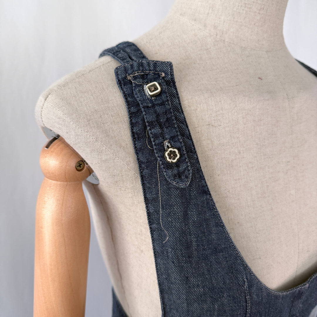 ECHAPPEES BELLES Linen Denim Romper