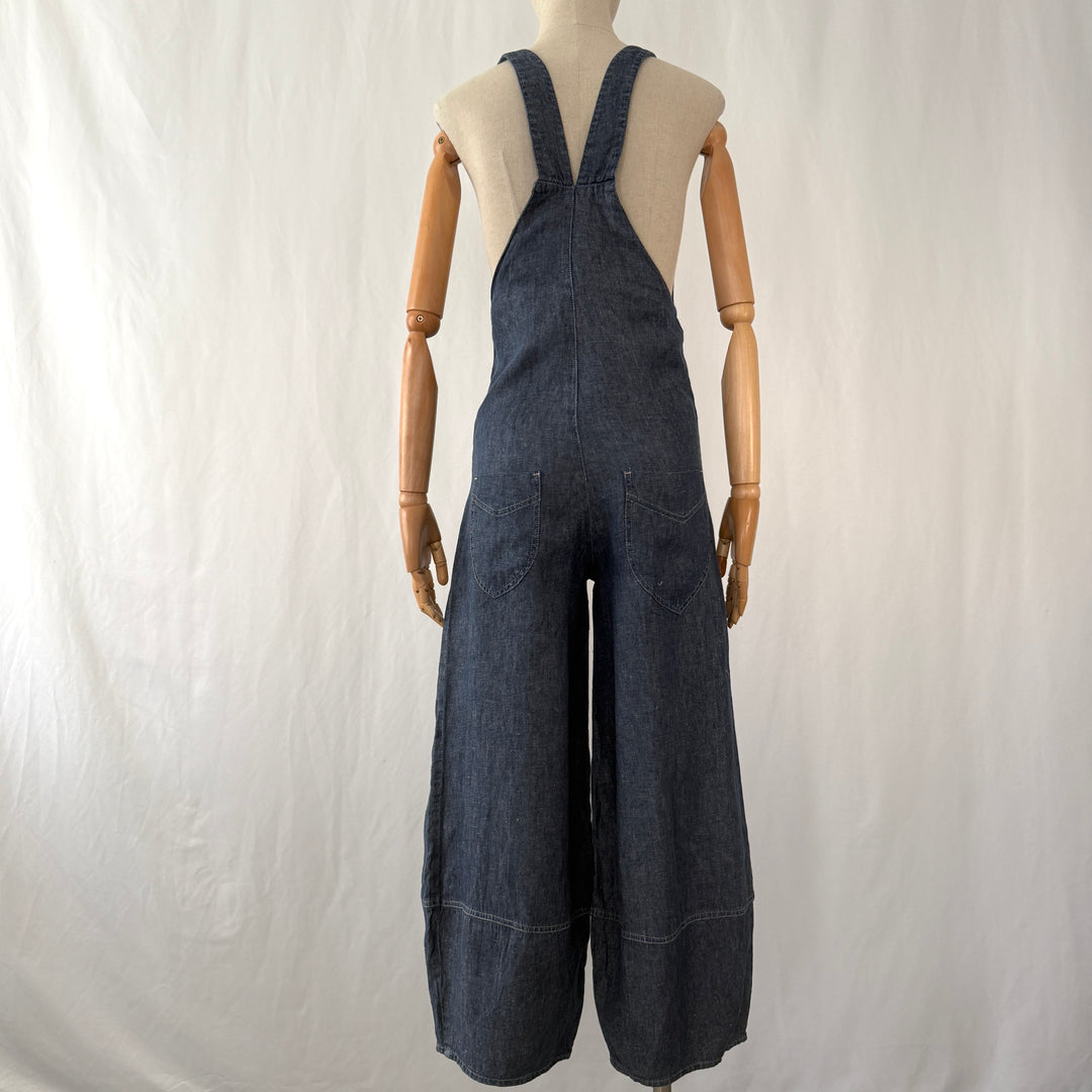 ECHAPPEES BELLES Linen Denim Romper