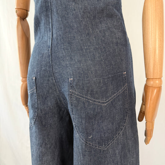 ECHAPPEES BELLES Linen Denim Romper