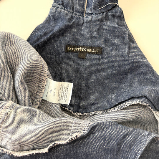 ECHAPPEES BELLES Linen Denim Romper