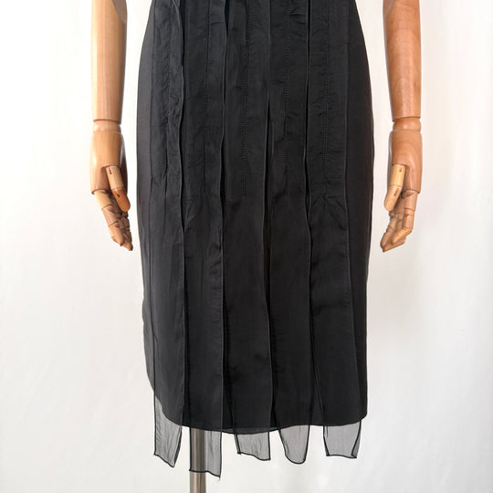 AKRIS Black Silk Dress