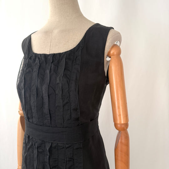 AKRIS Black Silk Dress