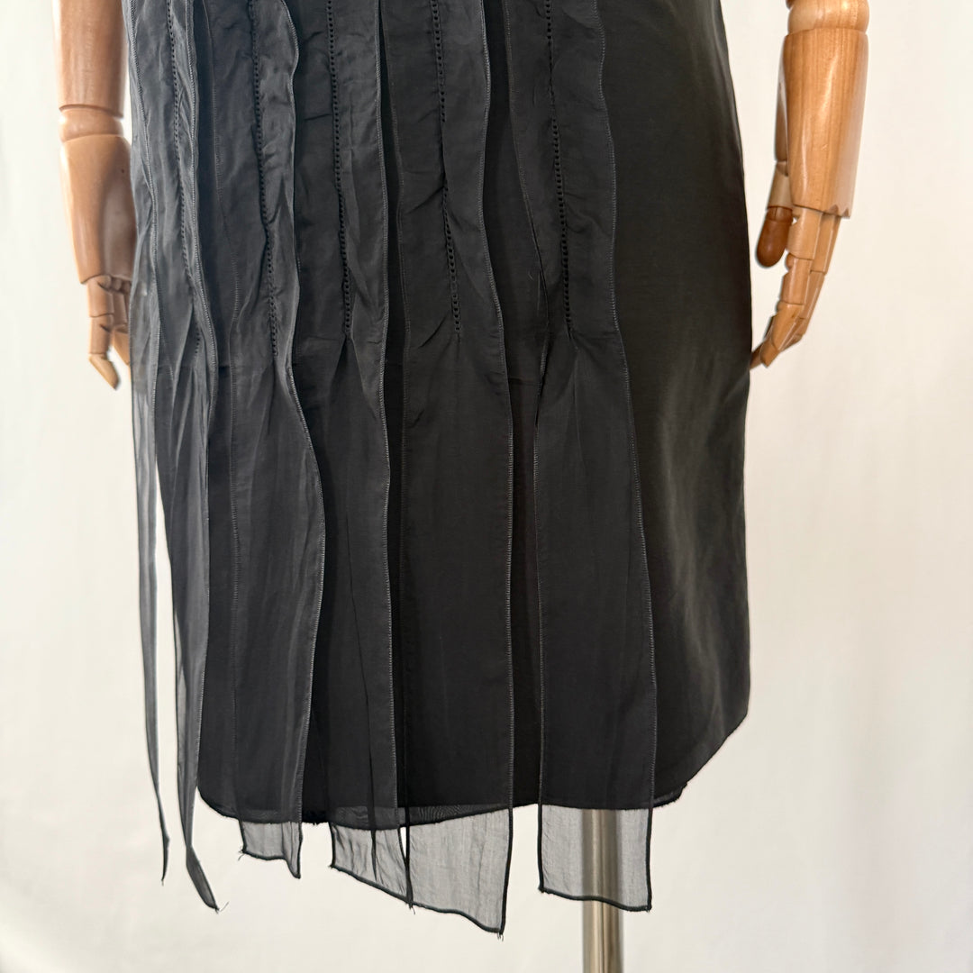 AKRIS Black Silk Dress