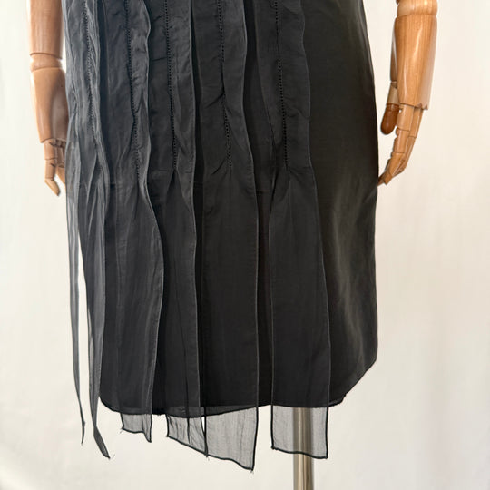 AKRIS Black Silk Dress