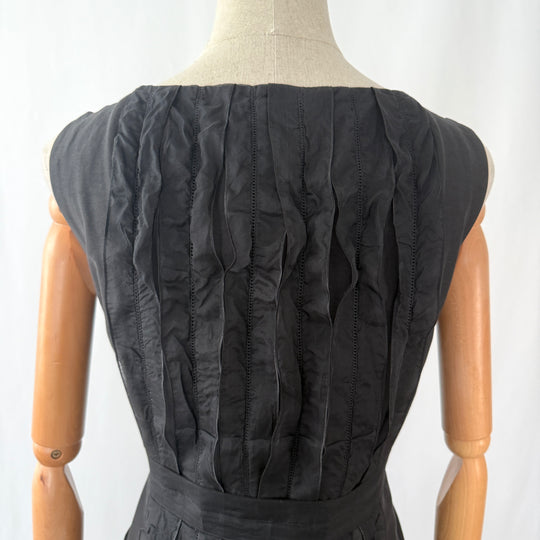 AKRIS Black Silk Dress