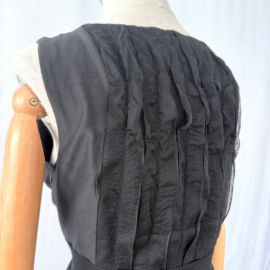 AKRIS Black Silk Dress