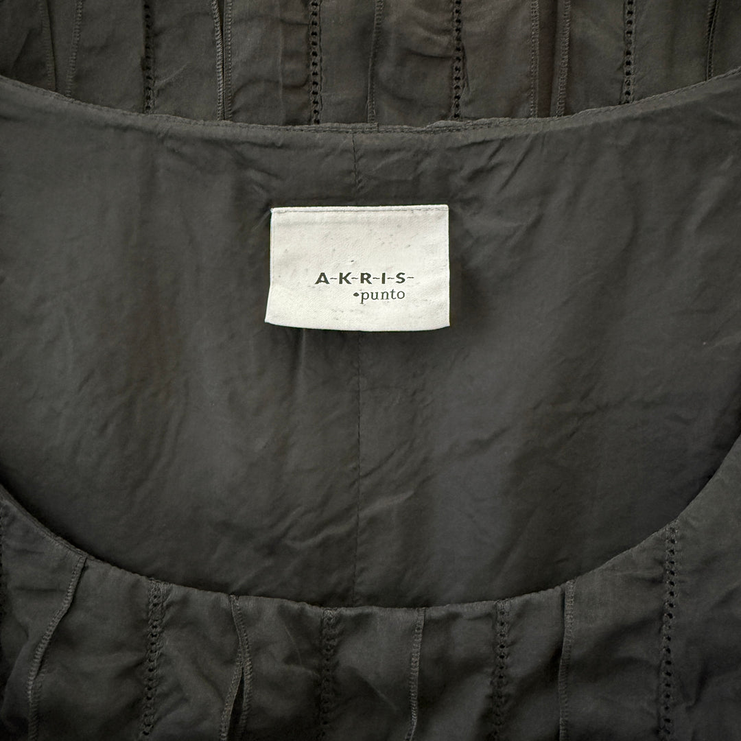 AKRIS Black Silk Dress