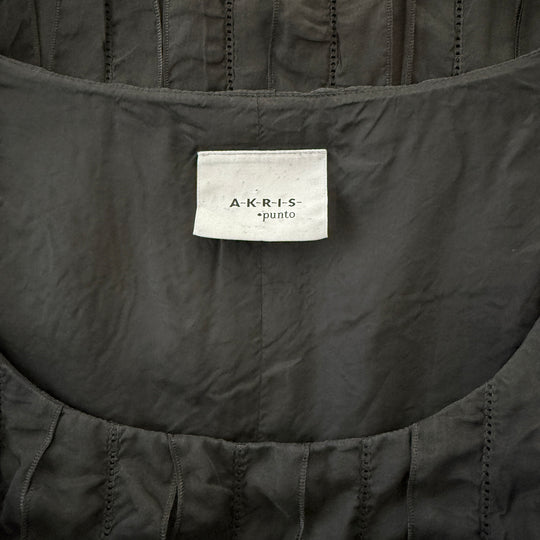 AKRIS Black Silk Dress