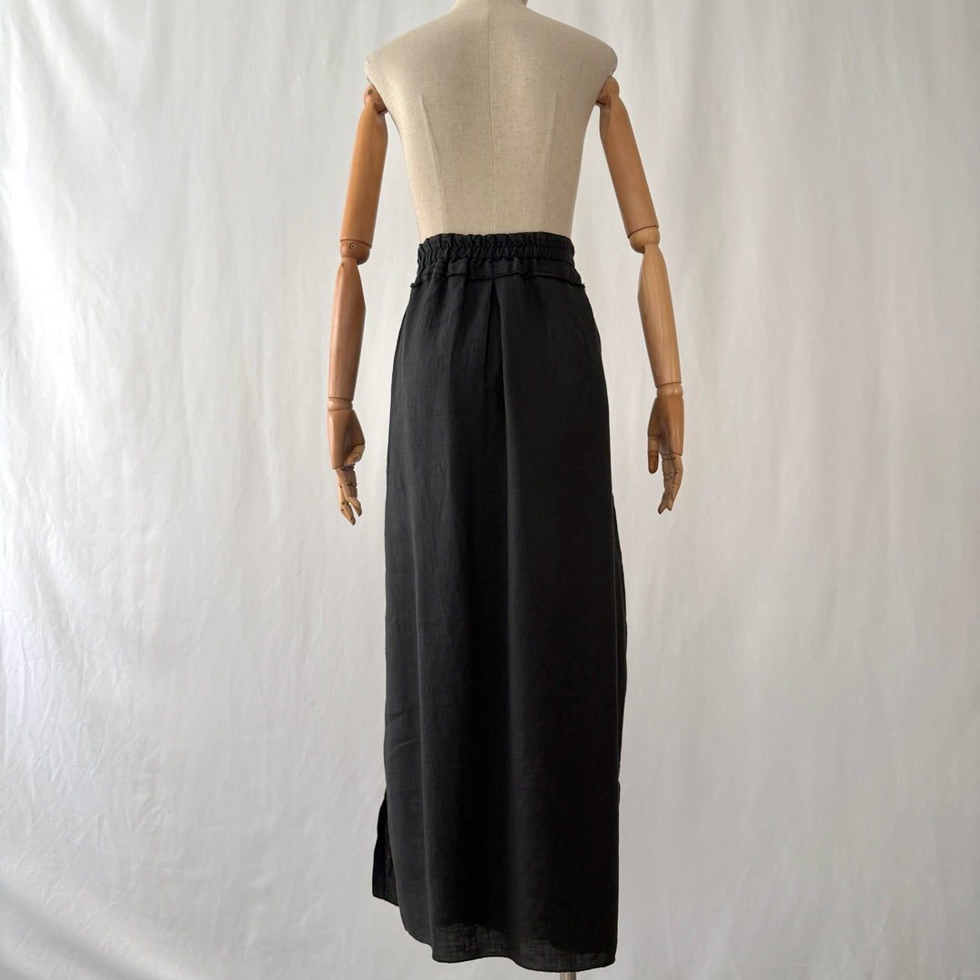CHRISTA DE CAROUGE Linen Skirt
