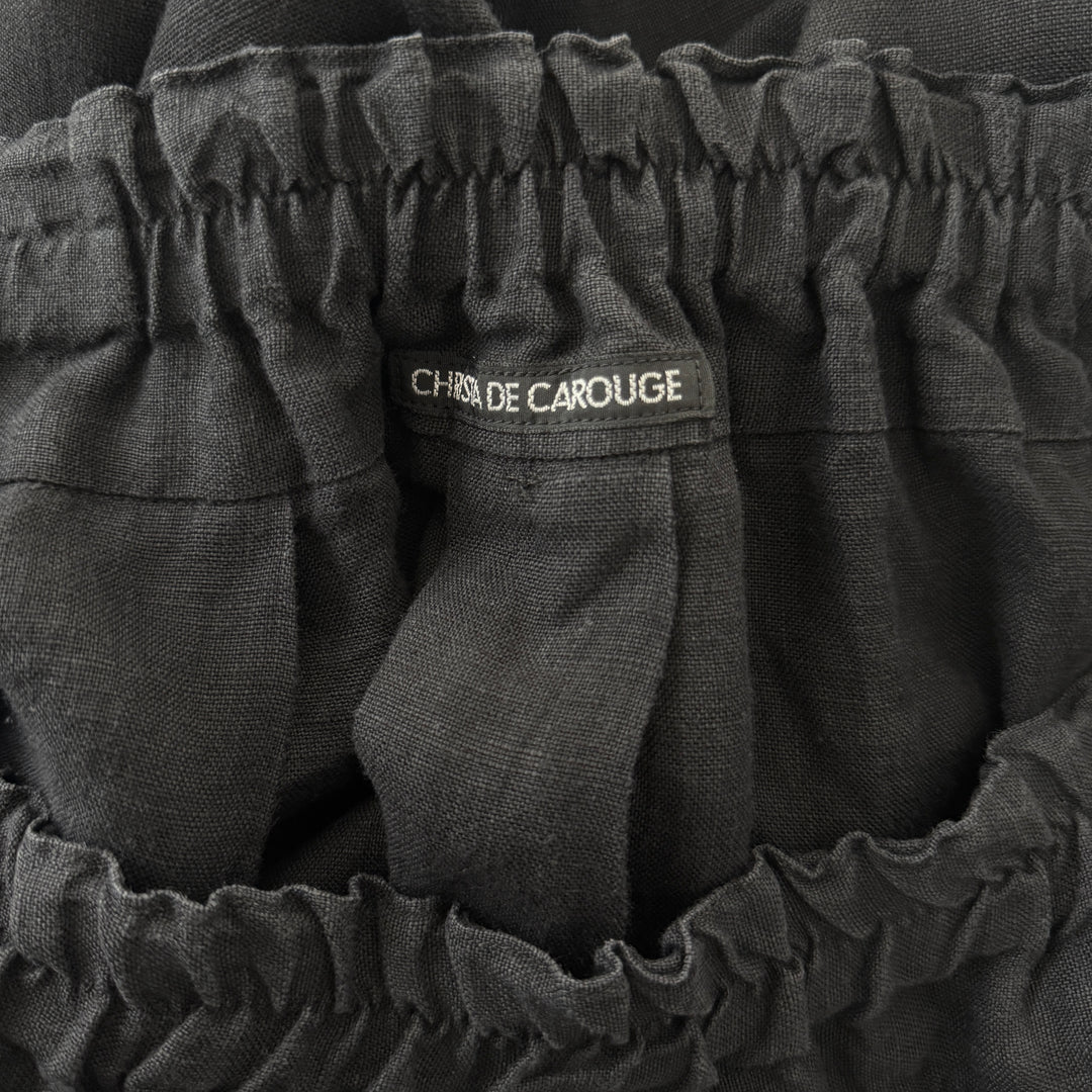 CHRISTA DE CAROUGE Linen Skirt