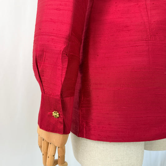 EN SOIE enSoie Zurich Silk Blouse