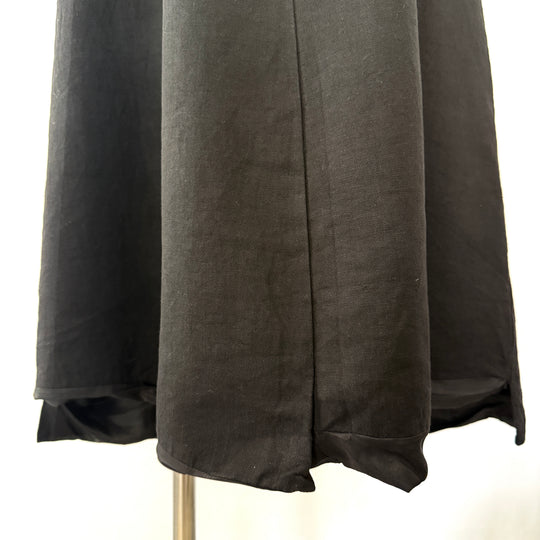 RUNDHOLZ Black Dress with an asymmetrical hem
