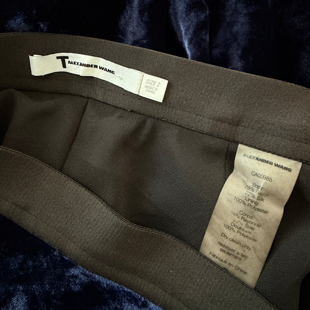 ALEXANDER WANG New Velvet Skirt