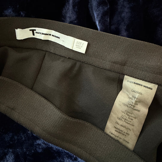 ALEXANDER WANG New Velvet Skirt