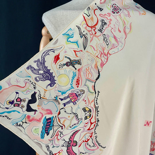 NIKI DE SAINT PHALLE Silk Scarf
