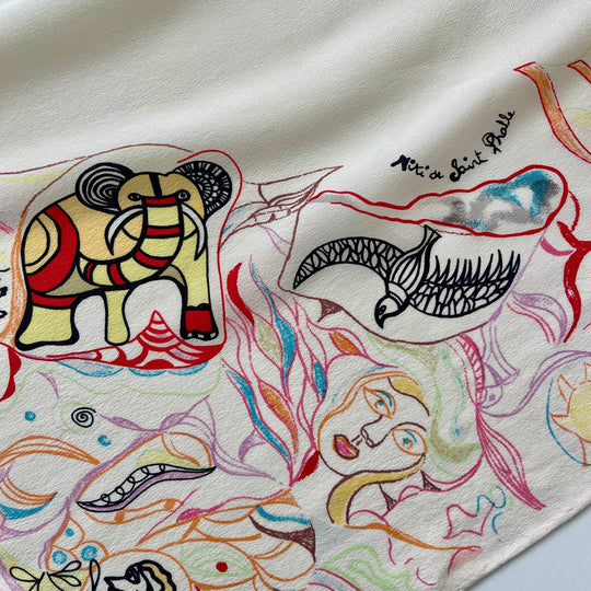 NIKI DE SAINT PHALLE Silk Scarf