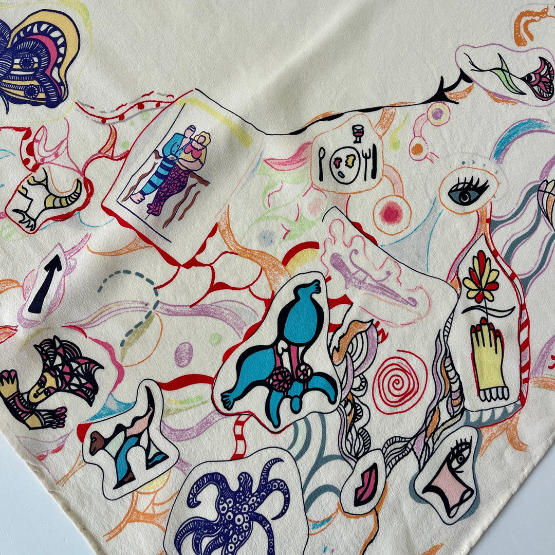 NIKI DE SAINT PHALLE Silk Scarf