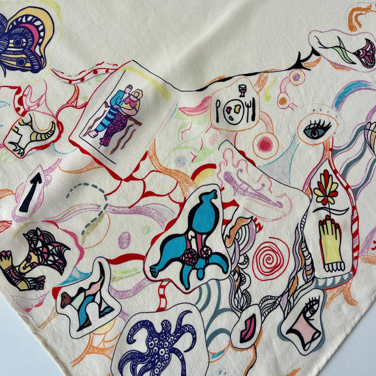 NIKI DE SAINT PHALLE Silk Scarf