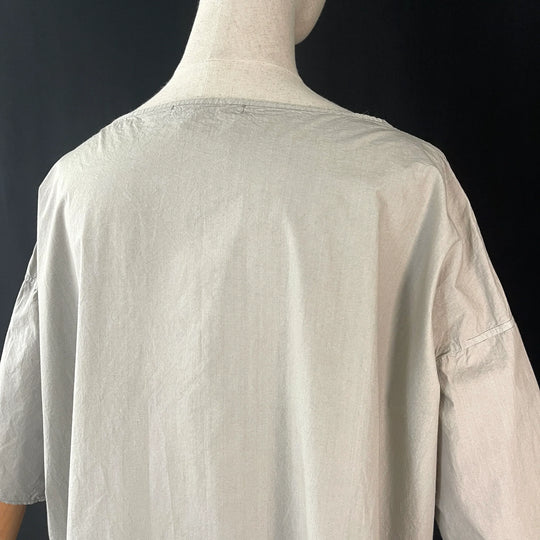 ALBUM DI FAMIGLIA Gray Cotton Dress