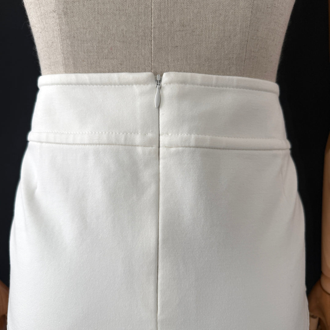 AKRIS White Skirt