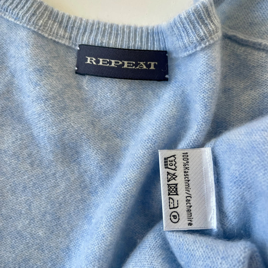 Cardigan en cachemire double fil REPEAT