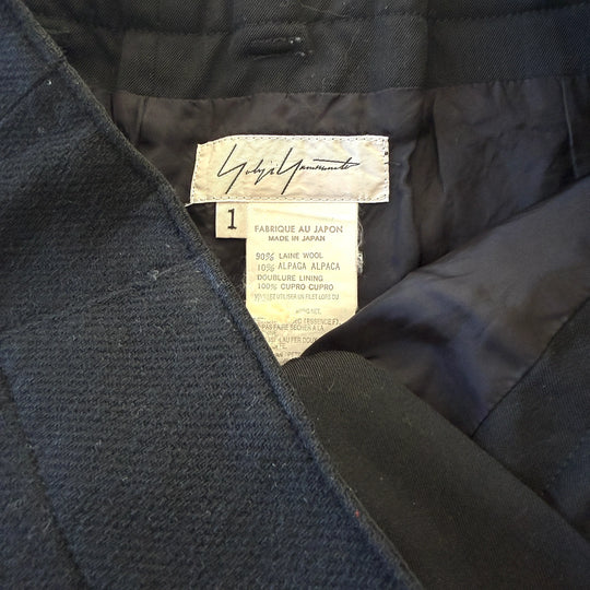 YOHJI YAMAMOTO Knee-Length Wool Shorts