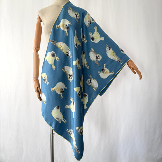 FABRIC FRONTLINE Satin Silk Scarf