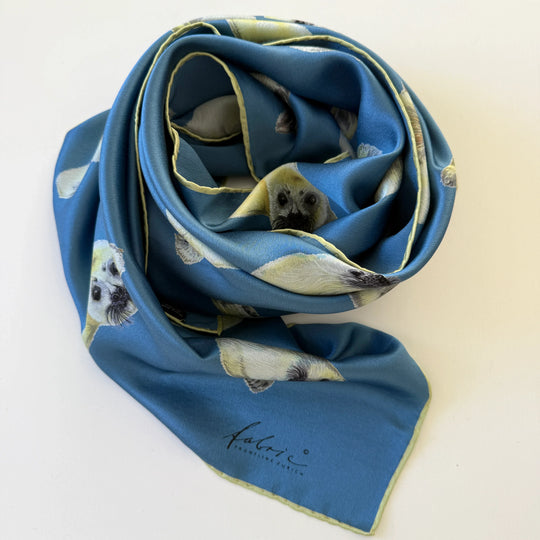 FABRIC FRONTLINE Satin Silk Scarf