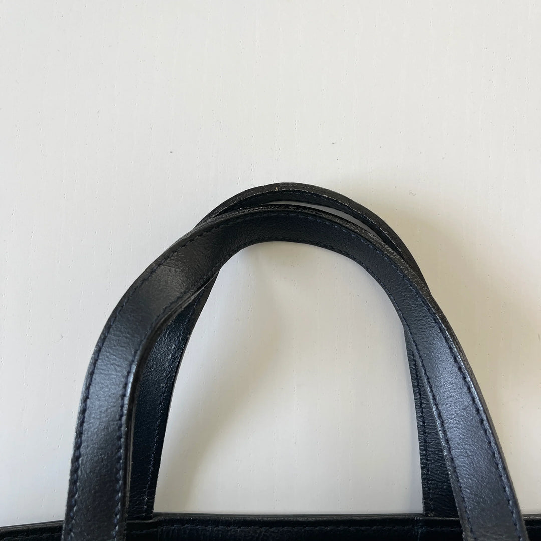 BURBERRY Check Canvas Tote Bag