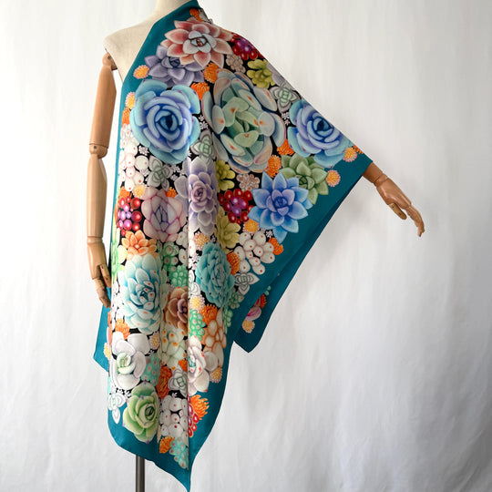 FABRIC FRONTLINE Satin Silk Scarf