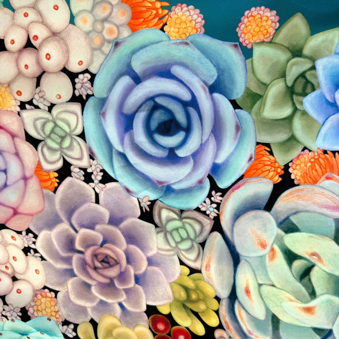 FABRIC FRONTLINE Satin Silk Scarf