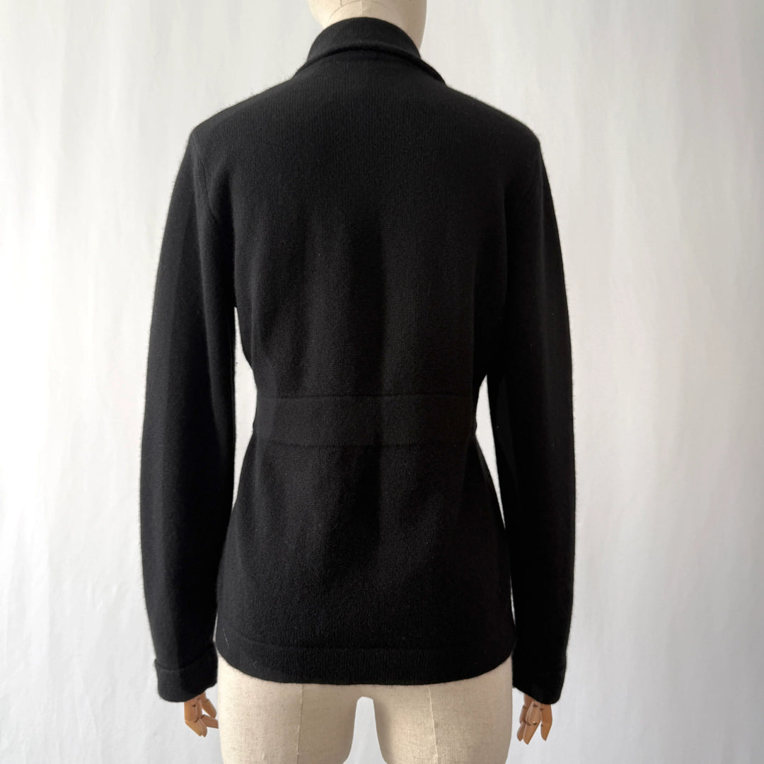 Cardigan en cachemire noir REPEAT