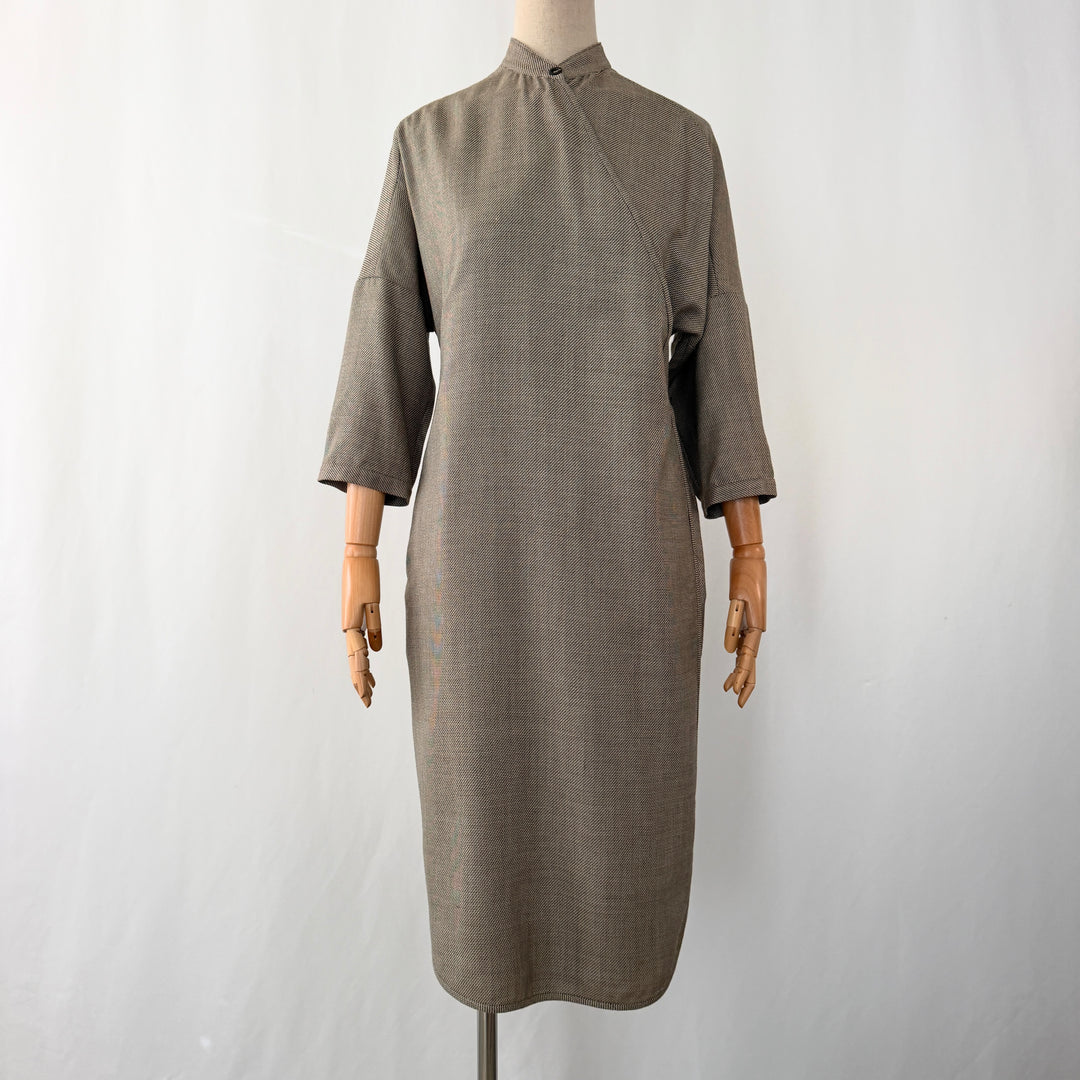 PARADIS DES INNOCENTS Silk &amp; Wool Dress