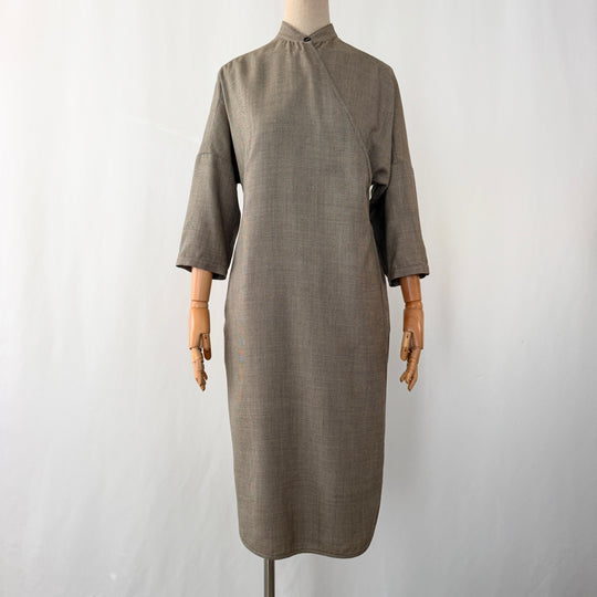 PARADIS DES INNOCENTS Silk &amp; Wool Dress
