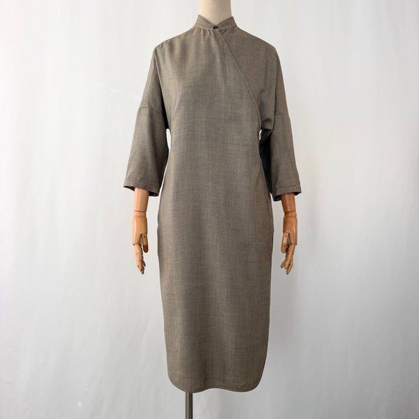 PARADIS DES INNOCENTS Silk & Wool Dress