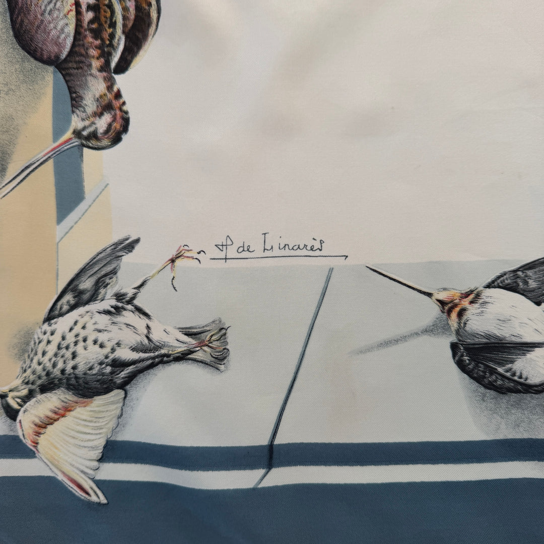 Vintage Hermès Paris “À la Fenêtre du Chasseur” Silk Scarf – Henri de Linarès