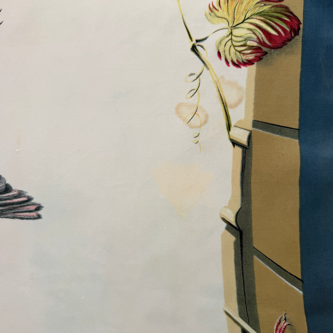 Vintage Hermès Paris “À la Fenêtre du Chasseur” Silk Scarf – Henri de Linarès