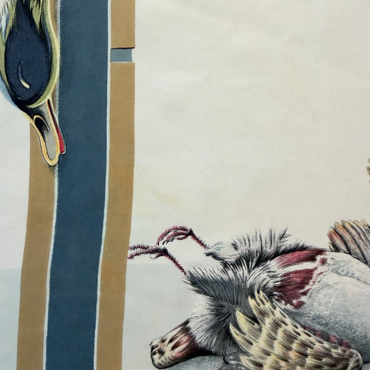 Vintage Hermès Paris “À la Fenêtre du Chasseur” Silk Scarf – Henri de Linarès