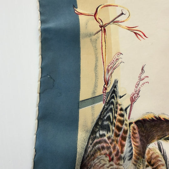 Vintage Hermès Paris “À la Fenêtre du Chasseur” Silk Scarf – Henri de Linarès