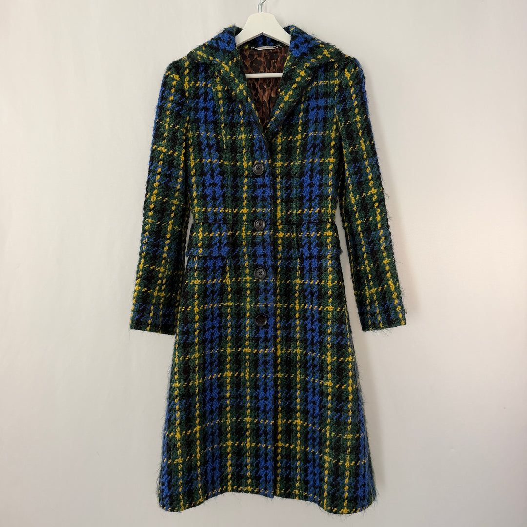 Dolce &amp; Gabbana Multicolour Wool Bouclé Coat
