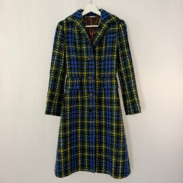 Dolce & Gabbana Multicolour Wool Bouclé Coat