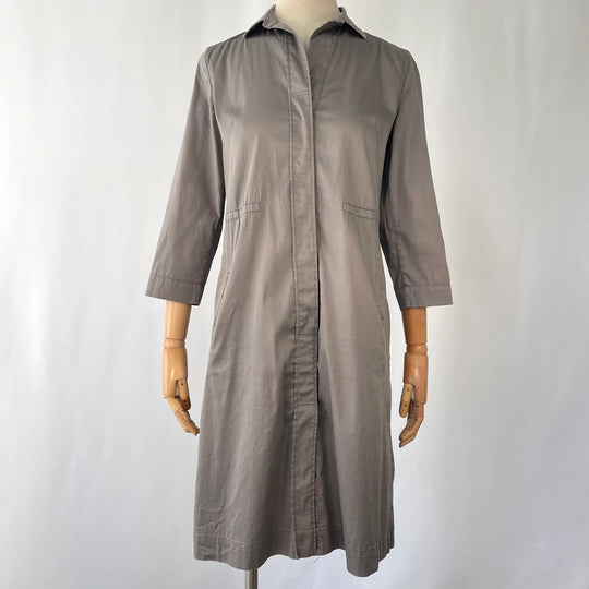 AKRIS Gray Cotton Dress