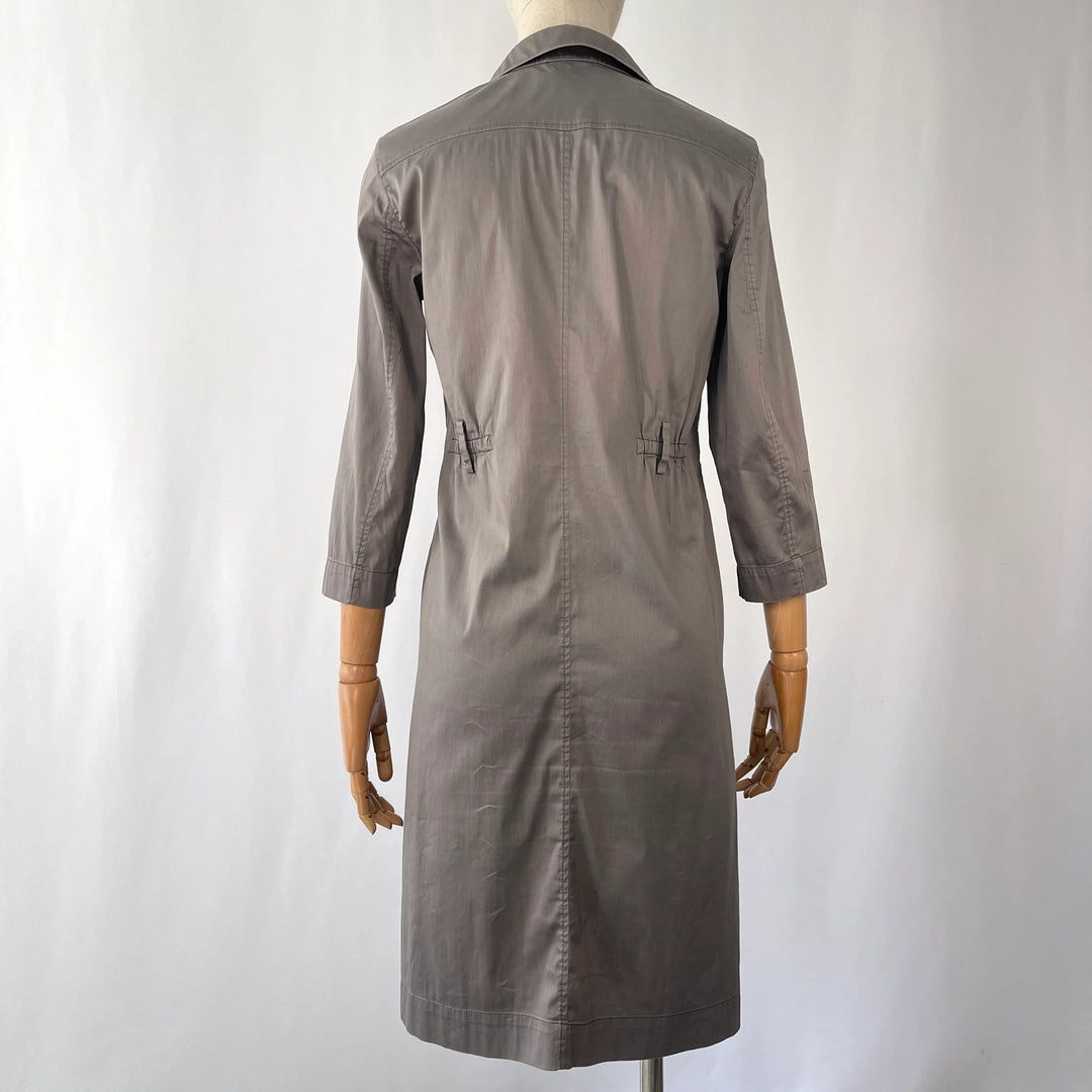 AKRIS Gray Cotton Dress